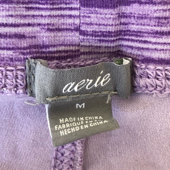 Purple Aerie Cropped Leggings - Picture 2 of 2